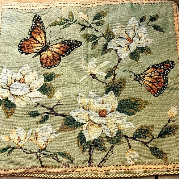 Other - Set Of 2 Different Designs On Each Side Needlepont Tapestry Pillow Cases Mallory